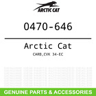 0470-646 Arctic Cat Oem Textron Carb Cvk