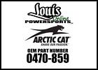 0470-859 Arctic Cat Carb Cvk New Oem 886224669748