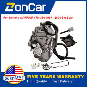 Tei919967 1pc Carburetor For Yamaha Warrior Yfm 350 1987 2004 Big Bear Engine Zon Car New