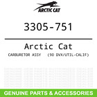 3305-751 Arctic Cat Oem Textron Carburetor Assy