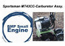 Mt43cc 4207377907949 Bmp Carburetor Carb Assembly For Sportsman Mini Cultivator