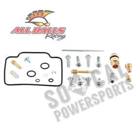 3329-a147236-atv All Balls Carburetor Rebuild Kit For 1999 Yamaha Yfm350u Big Bear 2x4 Atv