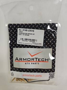 Au-07406 Armortech Cr310 Carb Repair Kit Kvf-360 For Kawasaki Prairie 360 2003 Thru 2007