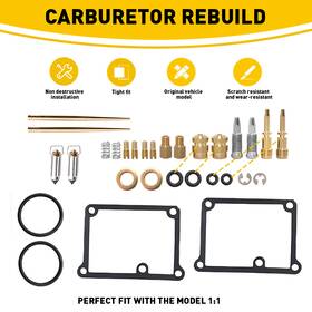 Crbk3502k Auxito For 1987-2006 Yamaha Banshee Carburetor Rebuild Kit Carb Yfz350 - Jets Needle Us