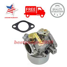 Bestgadget2020 072241513559 Carburetor With Gasket Fits Tecumseh Hm80 Hm90 And Hm100 Engines Craftsman Snowblower