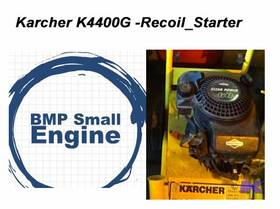 K4400g Bmp 207377905716 Recoil Starter For Karcher 4400g 6.0hp 1900psi 2.2gpm Clear Power Washer