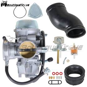 Bou3454128 Boutiquetrove For Yamaha Carburetor Intake Manifolds Fuel Petcock Grizzly 600 1998-2001 Carb