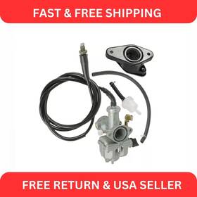 Ca136a1006 Caltric For Honda Sportrax 250 Carburetor With Intake Manifold Boot Trx250ex 2x4 2001-2008