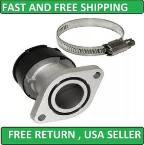 4xe-13586-00-00 Caltric Cb106 Yc103 Carburetor Joint And Hose Clamp For Yamaha