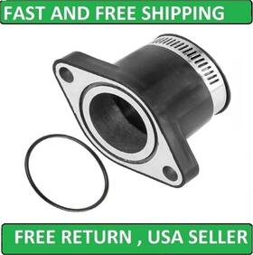 Cb153 Caltric Carburetor Intake Boot Joint Fits Yamaha Kodiak 400 Yfm400 2x4 4x4 2000 - 2006