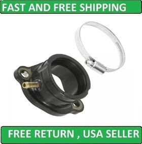 Yc104 Caltric Cb154 New Carburetor Boot Rubber Flange Fits Can-am Quest 500 650 2002 2003 2004