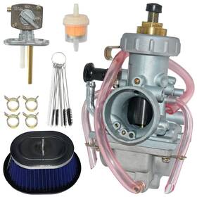 Carbpro Yfs200 Carburetor For Yfs 200 1988-2006 Atv With Parts And Air Filter Fuel Petcock Valve