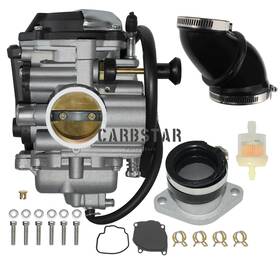 Hy08301-1 Carbstar Fj0537 Fj0060 Carburetor Intake Manifold Boot For Yamaha Wolverine 350 Yfm350fx 1996-2005