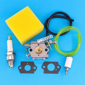 Mag2000 Dobeste Carburetor Carb Assembly For Strikemaster 2hp Ice Auger Spark Plug