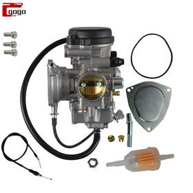 1p0-26311-10-00 Gogo-part Carburetor Fit For Yamaha Bruin 250 Big Bear Yfm250b With Throttle Cable Atv