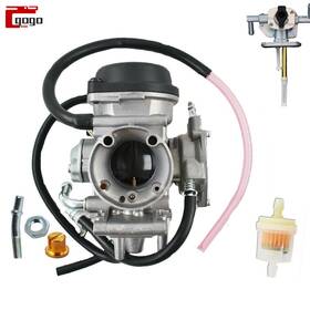 3200-07g02 Gogo-part Carburetor For Suzuki Ltz400 Ltz 400 Quad And Fuel Valve Petcock 2003-2007 New