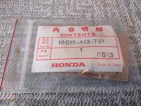 16016-413-751 Honda Nos Oem Screw Set A Ca125 Cb1000 Nx125 Cb450 Xl600r Xr250