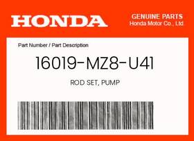 16019-mz8-u41 Honda Genuine Rod Set Pump -