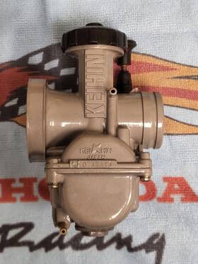 16100-hb9-671 Honda 1986-1989 Trx250r Oem Carburetor. Cleaned Rebuilt And Powder Coated