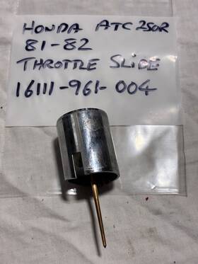 16111-961-004 Honda Atc250r Carburetor Slide #2.5 81-82 Used Oe Part Keihin P/n