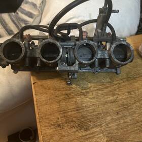 16401-mee-671 Honda 03 06 Cbr600rr Throttle Bodies Read No Rail Injectors H1