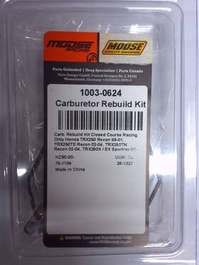 26-1327 Honda Moose Offroad Carburetor Repair Kit