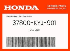 37800-kyj-901 Honda Genuine Fuel Unit -