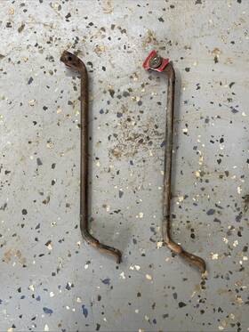 61102-hc3 Honda Oem 1988 Trx 125 Right And Left Front Fender Support Brackets