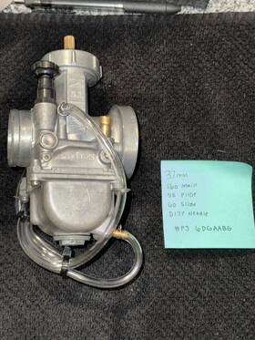 6dgaabg Honda Keihin 37mm Pj Carburetor Fuel Intake Trx250r Atc250r Cr250 Lt250 Lt500 Banshee