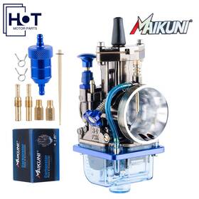Hot Motor Parts Pwk-34 Pwk 34 Mm Racing Carburetor Carb For 125cc-300cc Scooter Dirt Bike Off-road Atv