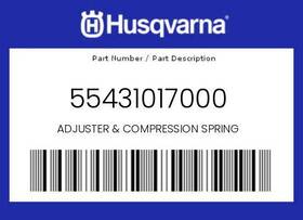 55431017000 Husqvarna New Genuine Oem Adjuster And Compression Spring -