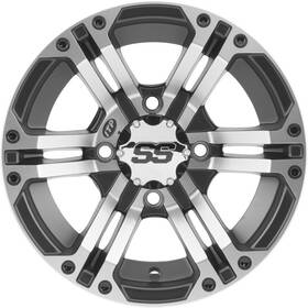 Iw-3415-115040 Itp Ss212 12x7 4/110 Mach/blk 5 2 Lt-a500f Vinson 500 4x4 Auto Sra 2002-2007