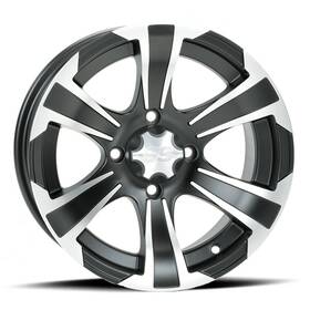 Iw-3415-117278 Itp Ss312 Whl 12x7 4/110 Blk With Mach 5 2 Lt-a400f Eiger 4x4 Auto Sra 2002-2007