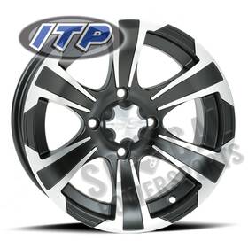 Iw-3415-131698 Itp Ss312 Whl 14x8 4/110 Blk With Mach 5 3 Lt-a400f Eiger 4x4 Auto Sra 2002-2007