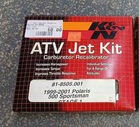 81-8505 K&n Brand 1999-01 Polaris Sportsman 500 Stage 1 Jet Kit New In Box