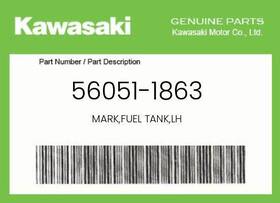 56051-1863 Kawasaki Genuine Mark Fuel Tank Lh -
