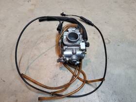 1203641 Keihin 3900s Flat Side Carburetor Fcr Cvh06 Carb With Throttle Cable