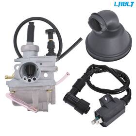 Om123840oc Lablt New Carburetor With Boot Rubber Cleaner And Ignition Coil For Suzuki Lt80 L 1987-06