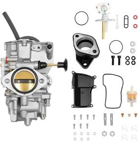 6jatcx Maxpeedingrods Carburetor Fit Yamaha 87-90/92-95 Big Bear 87-98 Warrior 87-04 350 Yfm350 Atv