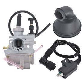 Mb522880 Menbager For Suzuki Lt80 1987-06 Carburetor With Boot Rubber Cleaner And Ignition Coil New