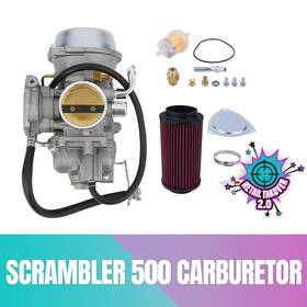 Hyq-pl500 Minstar Sportsman 500 Carburetor Carb Fits Polaris Ho 2001-2013