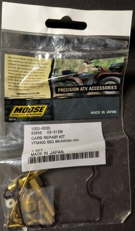 1003-0035 Moose Carburetor Rebuild Kit 2000-2004 Big Bear 400 Yfm400