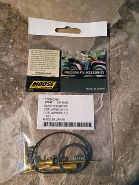 1003-0345 Moose Carb Repair Kit 10ft-11ft Outlaw 50 09ft-11ft 90