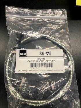 331-720 Moss Choke Cable For Bugeye
