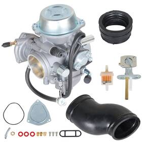 Gs2362014fe Muparkt Atv Carburetor Intake Manifolds Fuel Petcock 1998-2001 For Yamaha Grizzly 600