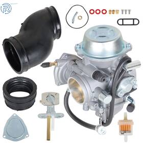 533358 Netuera For Yamaha 1998-2001 Carburetor Intake Manifolds Fuel Petcock Grizzly 600 Atv