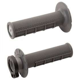 H36hwh Odi V2 Half Waffle Mx Lock-on Grips Graphite For Atv/utv