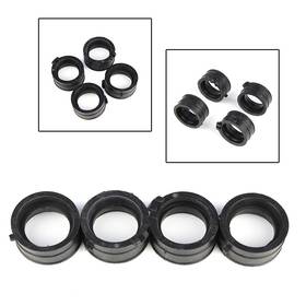 Onegogogo 420016832707 4pcs Carb Carburetor Intake Manifold Boots Joint For 1991-1994 Honda Cbr600f2