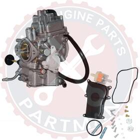 Partman 896858999333 Carburetor Carb Set For Yamaha Warrior 350 Yfm350 1999 2000 2001 2002 2003 2004