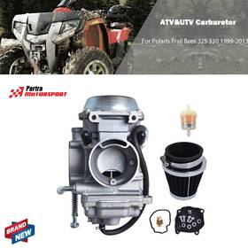 Pt14672a Partra New 1999-2013 Fit For Polaris Trail Boss 325 330 Carb Carburetor And Air Filter